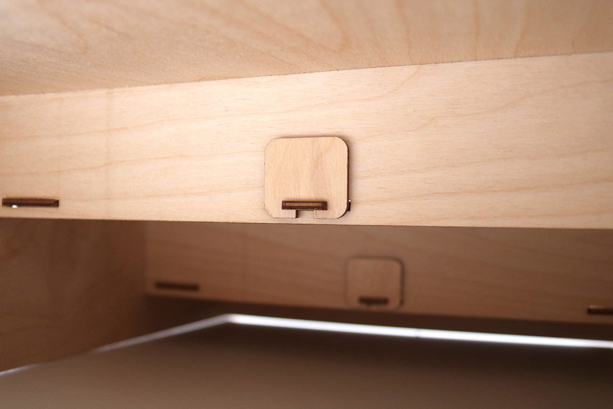 Laserbeest display modulair